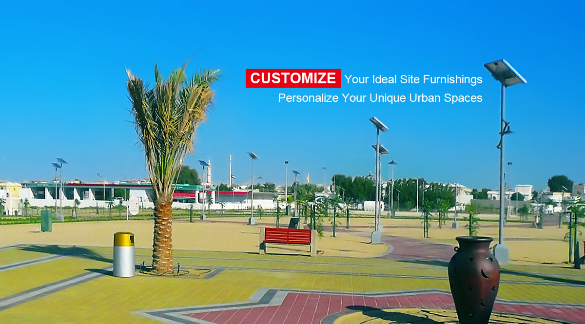Customize  Your Ideal Site Furnishings Personalize Your Unique Urban Spaces